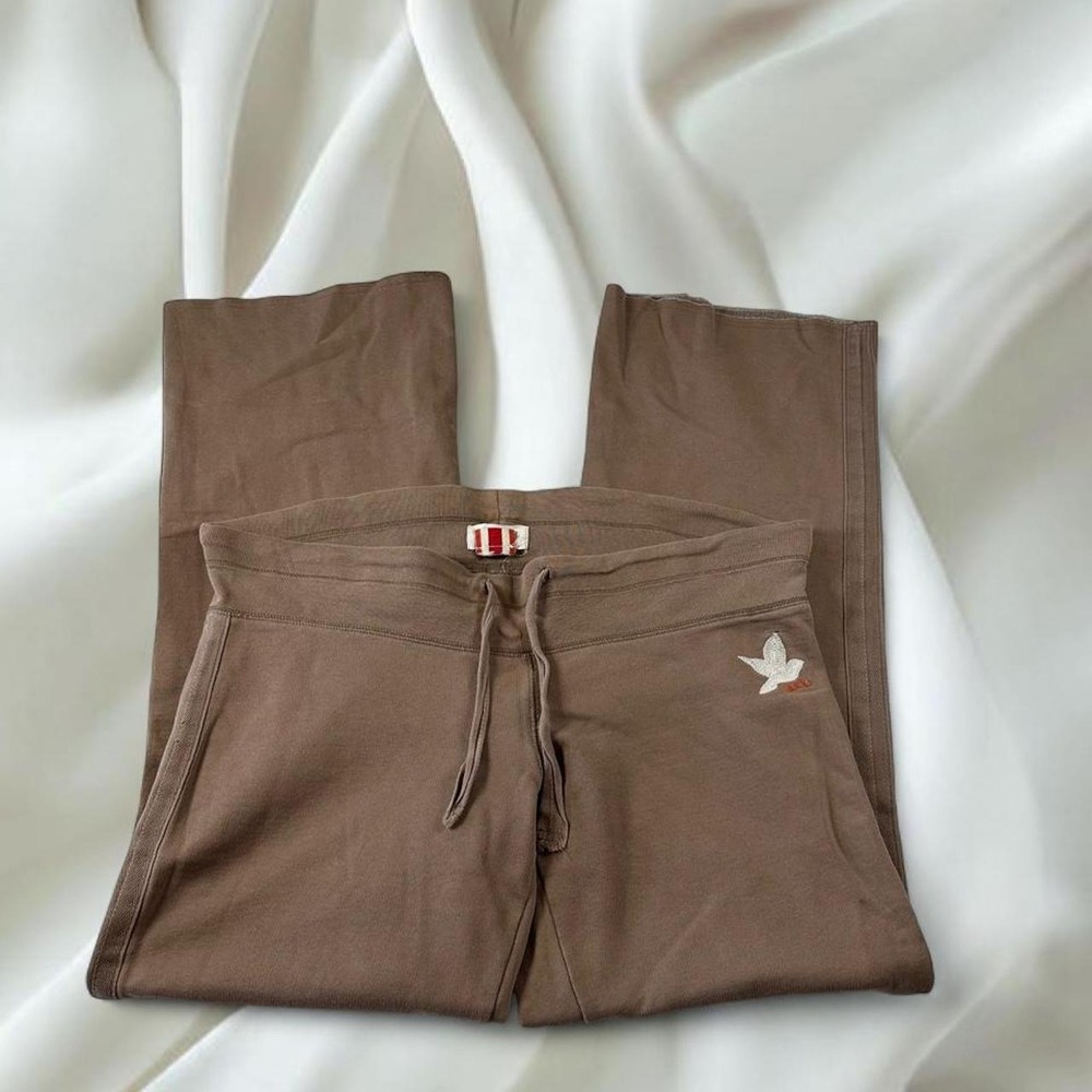 Aerie brown wide leg flare sweatpants y2k mcbling grunge fairy boho